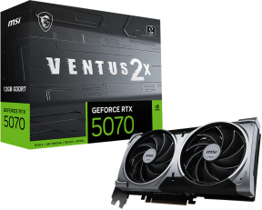 MSI GeForce RTX 5070 12G Ventus 2X OC Black Gaming (Oyuncu) Ekran Kartı