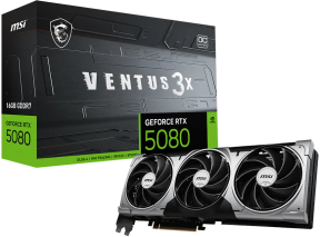 MSI GeForce RTX 5080 16G VENTUS 3X OC GDRR7 256 B DX12 Gaming (Oyuncu) Ekran Kartı