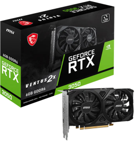 MSI GeForce RTX 3050 VENTUS 2X E 6G OC 6GB GD6 Ekran Kartı