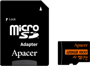 Apacer 128GB R100 MicroSD Hafıza Kartı (AP128GMCSX10U8-R)