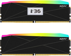 V-Color Manta XFinity+ ARGB AMD 32GB (2x16GB) DDR5 6400MHz CL32 Siyah Gaming Ram (Bellek) (OTMXFAL1664832KWK)