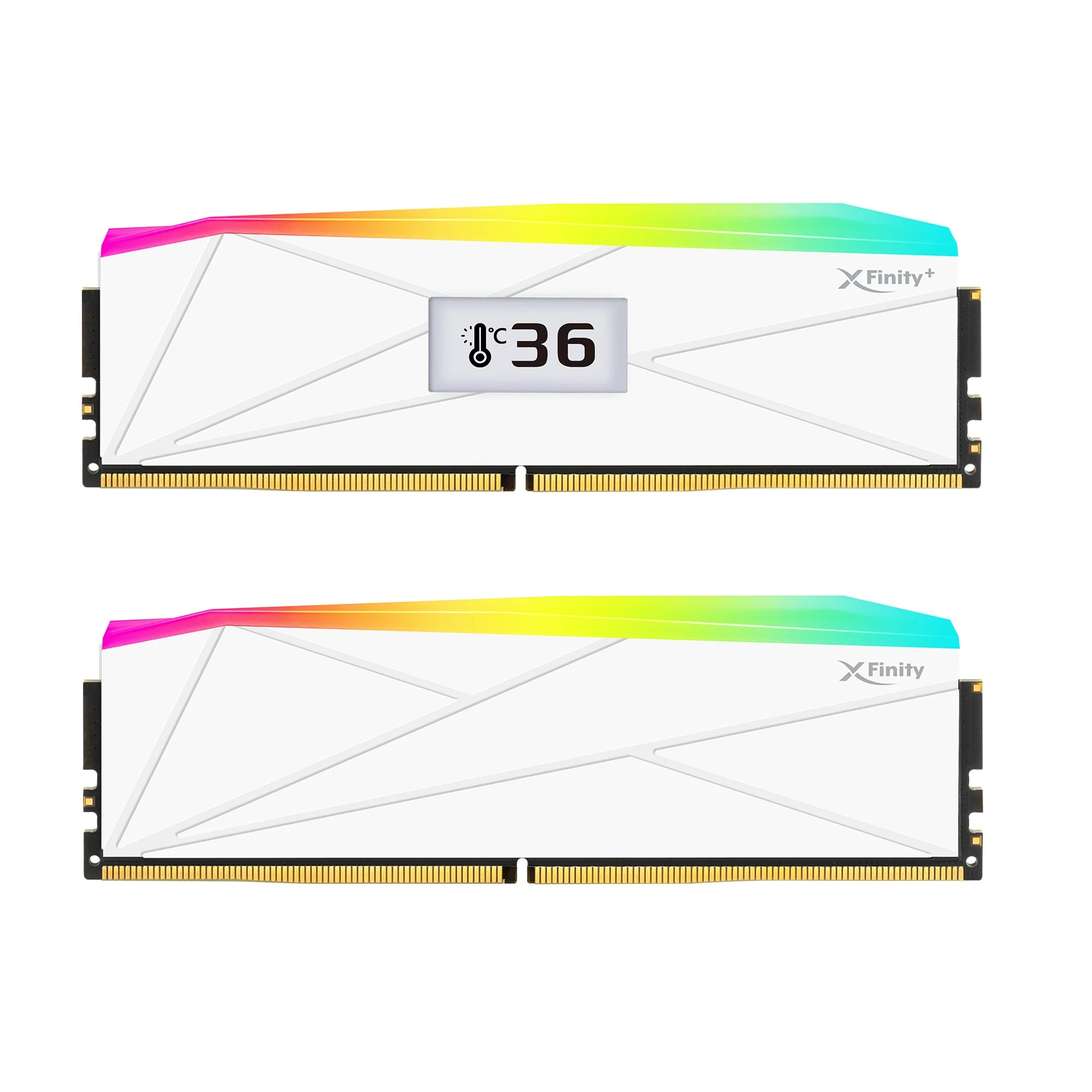 V-Color Manta XFinity+ ARGB AMD 32GB (2x16GB) DDR5 6400MHz CL32 Beyaz Gaming Ram (Bellek) (OTMXFAL1664832WWK)