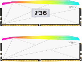 V-Color Manta XFinity+ ARGB AMD 32GB (2x16GB) DDR5 6400MHz CL32 Beyaz Gaming Ram (Bellek) (OTMXFAL1664832WWK)