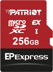 Patriot 256GB EP Express Micro SD Hafıza Kartı (PEF256GEPEXMCX)