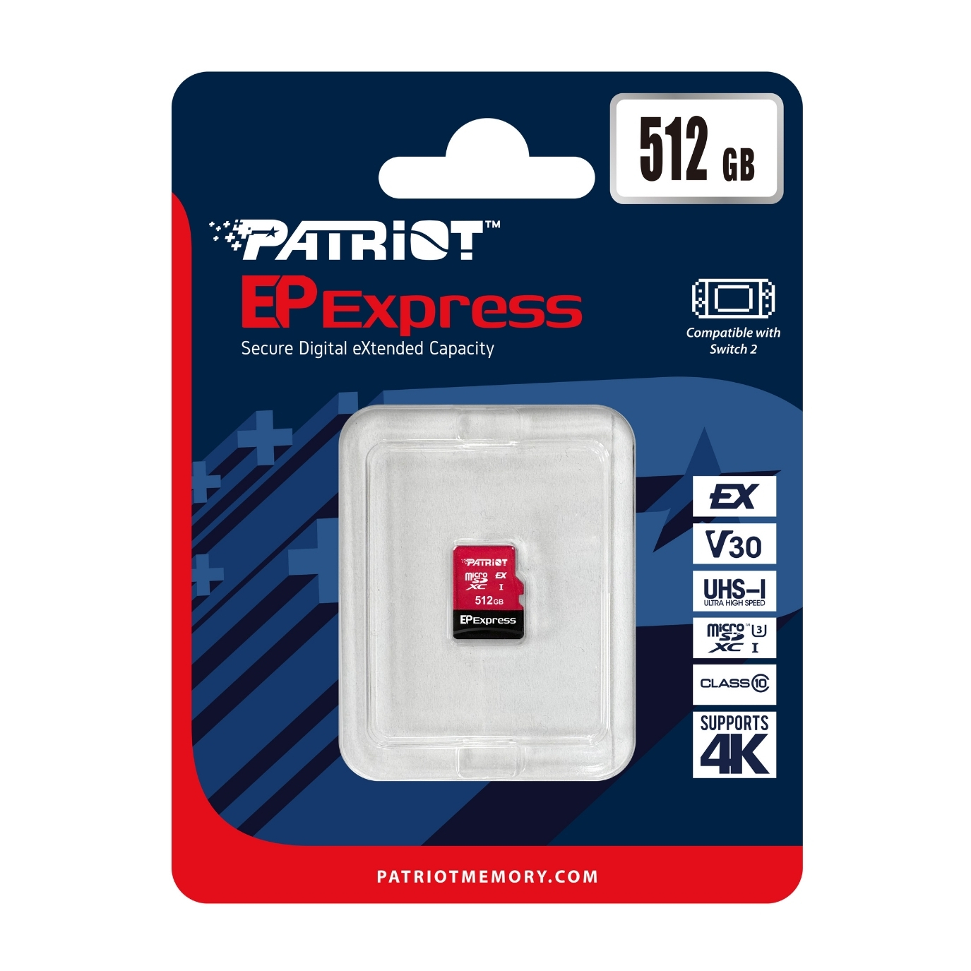 Patriot 512GB EP Express Micro SD Hafıza Kartı (PEF512GEPEXMCX)