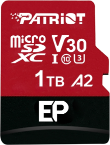 Patriot 1TB EP Series V30 A2 Micro SD Hafıza Kartı (PEF1TBEP32MCX)