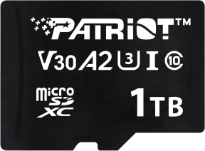 Patriot 1TB VX Series V30 A2 Micro SD Hafıza Kartı (PSF1TBVX32MCX)