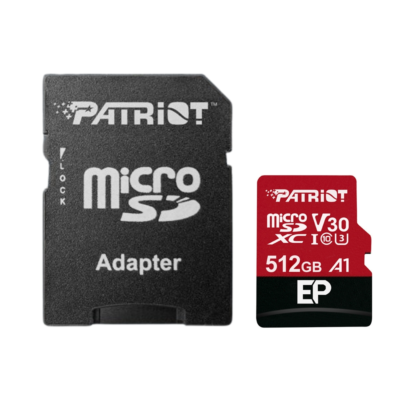 Patriot 512GB EP Series V30 A1 Micro SD Hafıza Kartı (PEF512GEP31MCX)