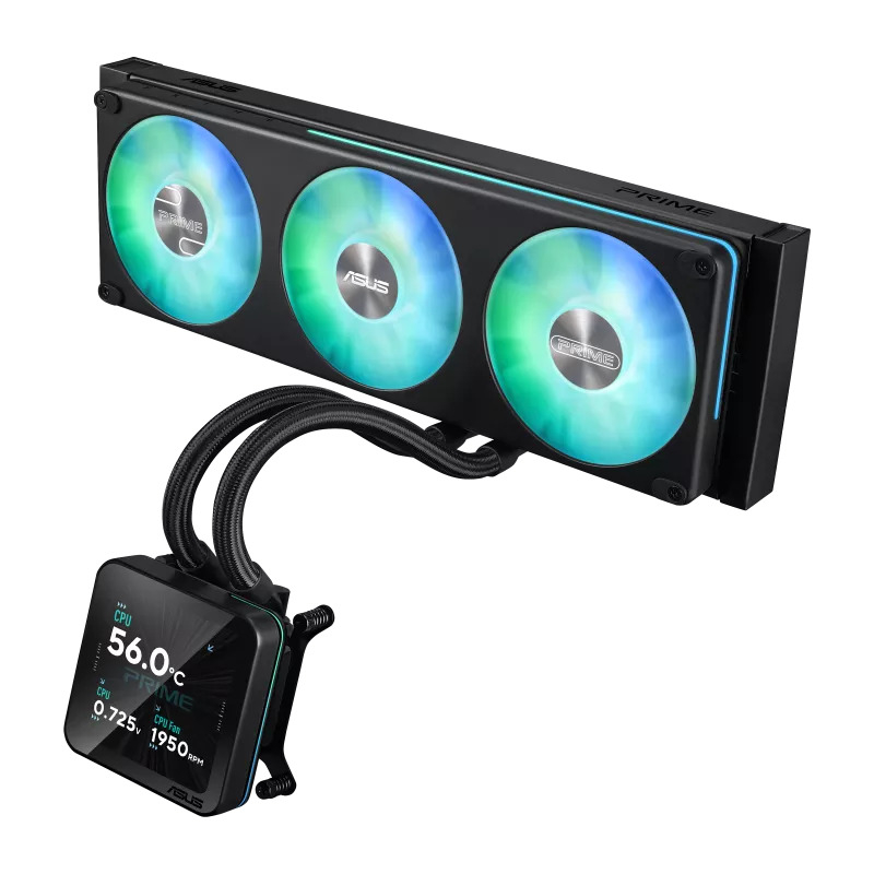 Asus Prime SLC II 360 ARGB LCD 360mm Siyah İşlemci Sıvı Soğutucu