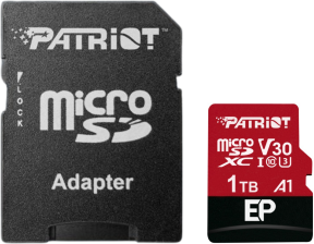 Patriot 1TB EP Series V30 A1 Micro SD Hafıza Kartı (PEF1TBEP31MCX)