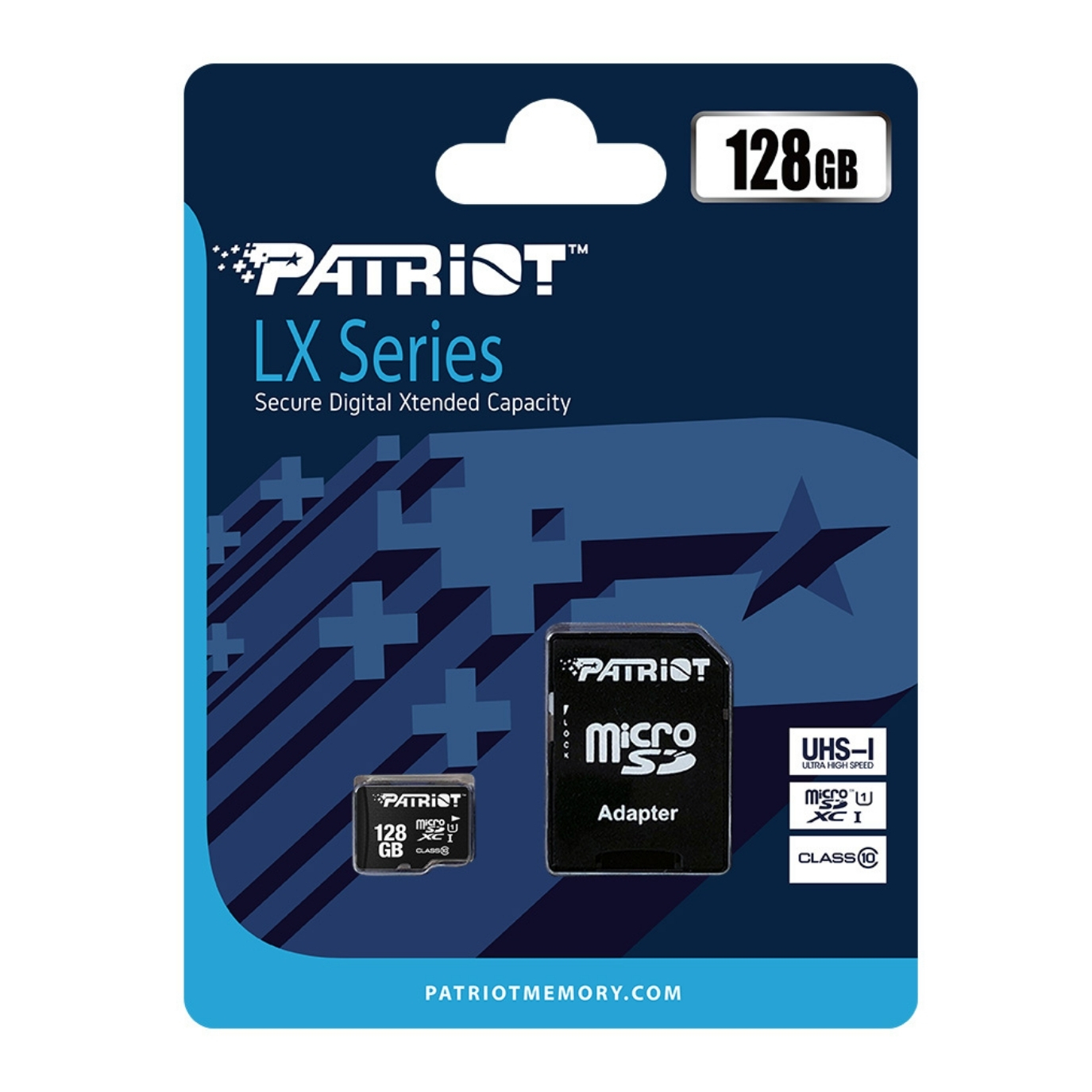 Patriot 128GB LX Series Micro SD Hafıza Kartı (PSF128GMCSDXC10)