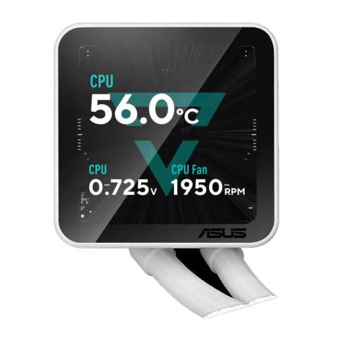 Asus Prime LC II 360 ARGB LCD 360mm Beyaz İşlemci Sıvı Soğutucu