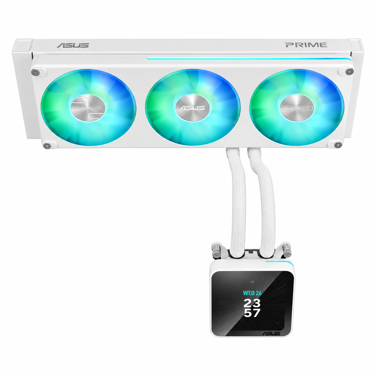 Asus Prime SLC II 360 ARGB LCD 360mm Beyaz İşlemci Sıvı Soğutucu