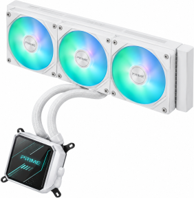 Asus Prime SLC II 360 ARGB LCD 360mm Beyaz İşlemci Sıvı Soğutucu