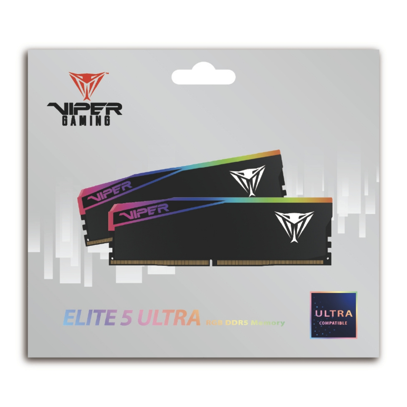 Patriot Viper Elite 5 Ultra RGB 64GB (2x32) DDR5 6400MHz CL36 Gaming Ram (VEUR564G6436K)