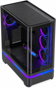 ASUS Prime AP304 TG ARGB USB 3.2 Temperli Cam Siyah Gaming (Oyuncu) Kasa