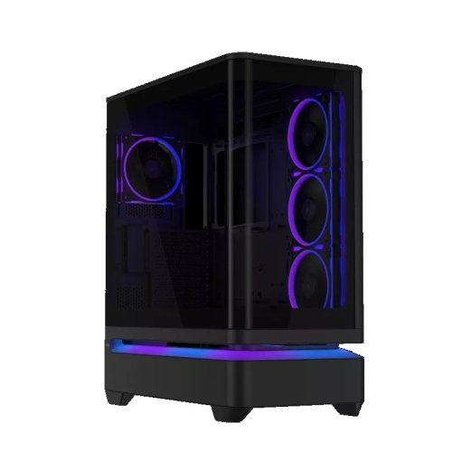 ASUS Prime AP304 TG ARGB USB 3.2 Temperli Cam Siyah Gaming (Oyuncu) Kasa