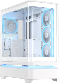 ASUS Prime AP304 TG ARGB USB 3.2 Temperli Cam Beyaz ATX Gaming (Oyuncu) Kasa