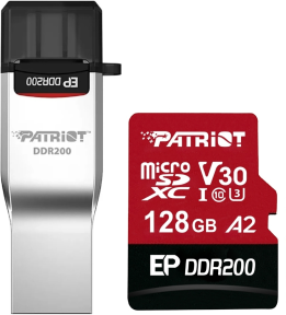 Patriot 128GB EP DDR200 Micro SD Hafıza Kartı (PEF128GEP33MCX)
