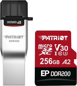 Patriot 256GB EP DDR200 Micro SD Hafıza Kartı (PEF256GEP33MCX)