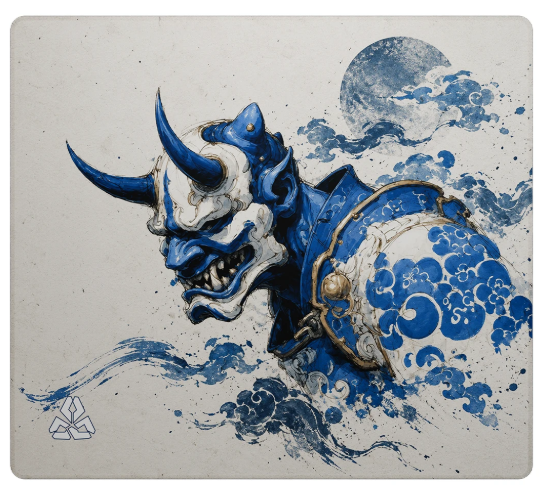 Titanseat MoS Azure Oni 45x40 Speed Mouse Pad