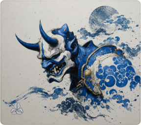 Titanseat MoS Azure Oni 45x40 Speed Mouse Pad