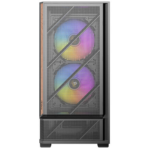 Antec P30 ARGB Mid Tower ATX Ahşap Detaylı Temperli Camlı Siyah Bilgisayar Kasası