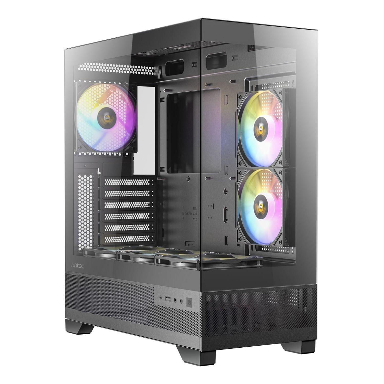 Antec CX700 ARGB Mid Tower ATX Panoramik Temperli Camlı Siyah Bilgisayar Kasası