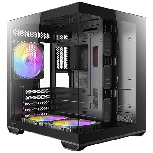 Antec CX60M ARGB Mini Tower Micro-ATX Temperli Camlı Siyah Bilgisayar ...