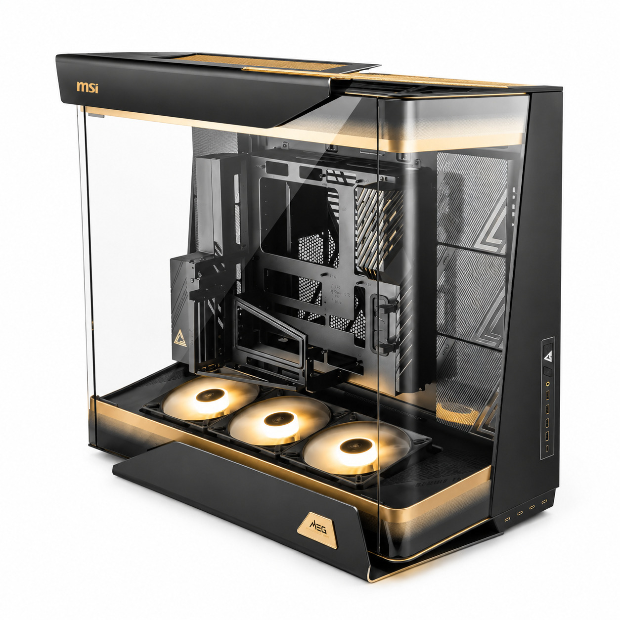 MSI MEG Maestro 900R E-ATX Full Tower Panoramik Temperli Cam Gaming (Oyuncu) Kasa