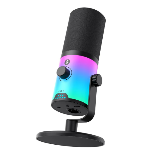 Havit Gamenote GK73 RGB Dinamik Oyuncu Mikrofonu - Type-C XLR 3.5mm Yayıncı Kayıt Mikrofonu (24 Bit / 192 kHz)