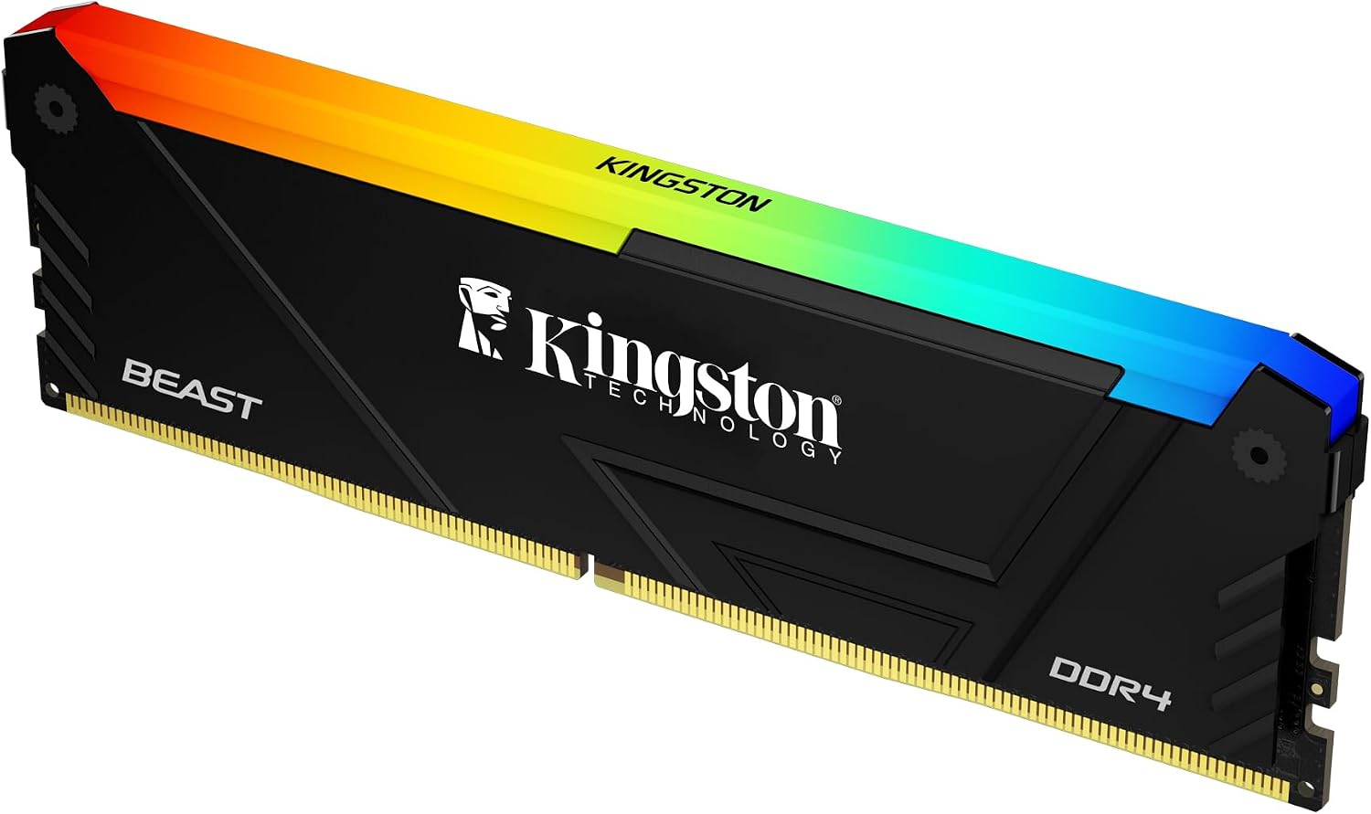 Kingston Beast Black RGB 16GB DDR4 3200MT/s CL16 KF432C16BB2A/16TR Siyah Masaüstü Gaming RAM