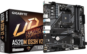 Gigabyte A520M DS3H AC Wi-Fi AMD AM4 DDR4 Micro ATX Anakart