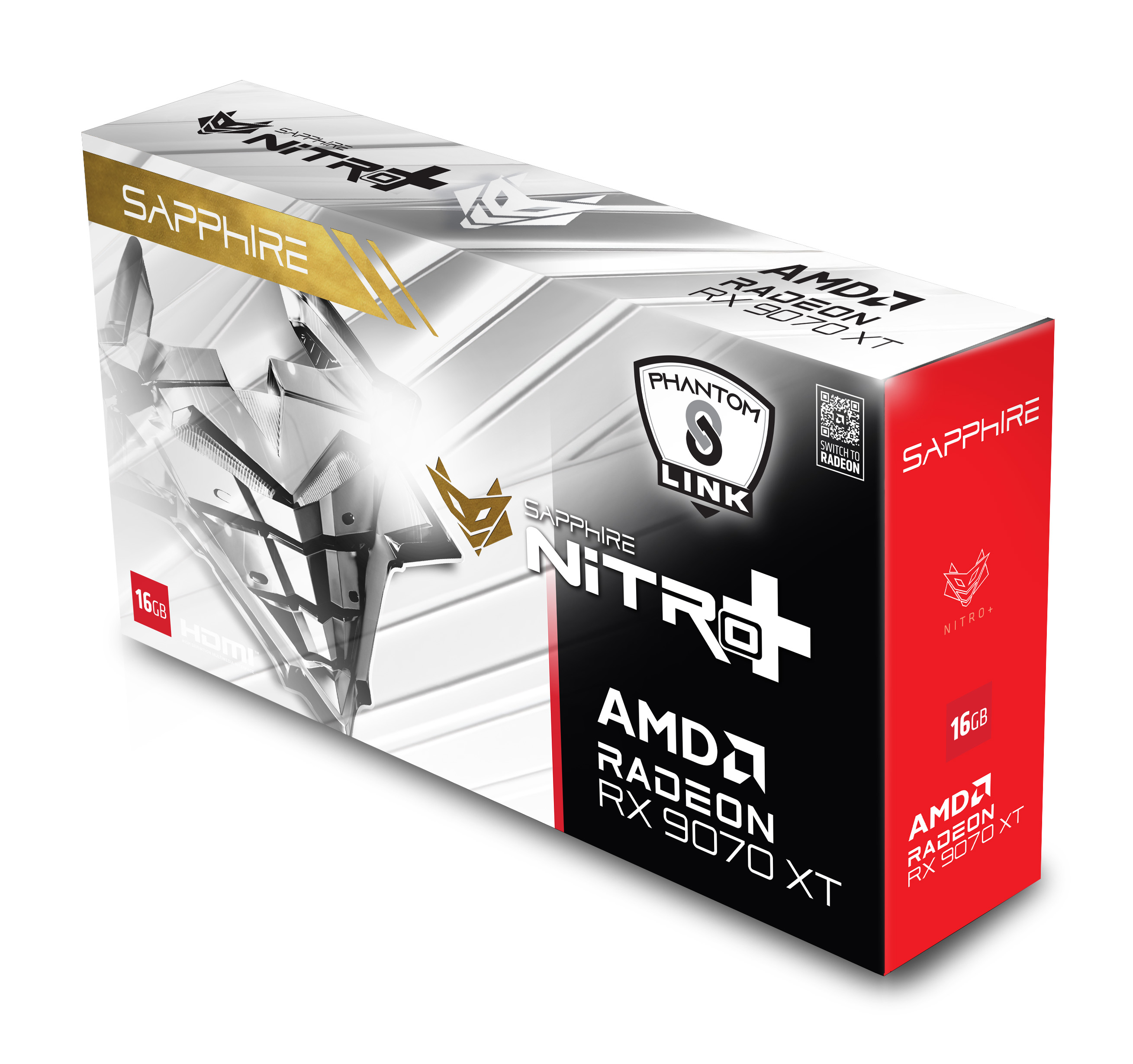 Sapphire Nitro+ AMD Radeon RX 9070 XT OC PhantomLink Polar 11348-09-20G 16GB GDDR6 256Bit Gaming (Oyuncu) Ekran Kartı